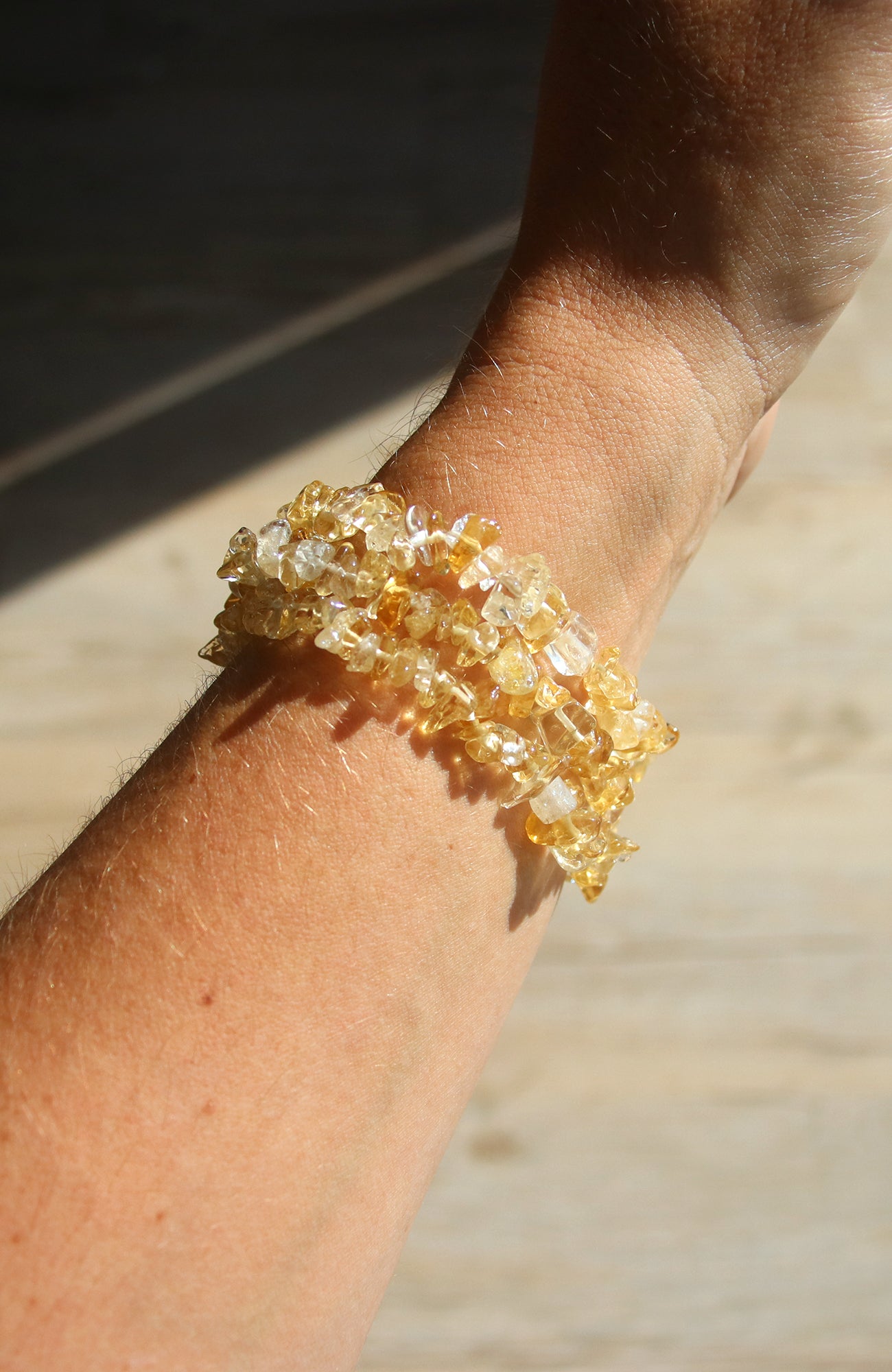 Citrine (Heat Treated) Chip Bracelet